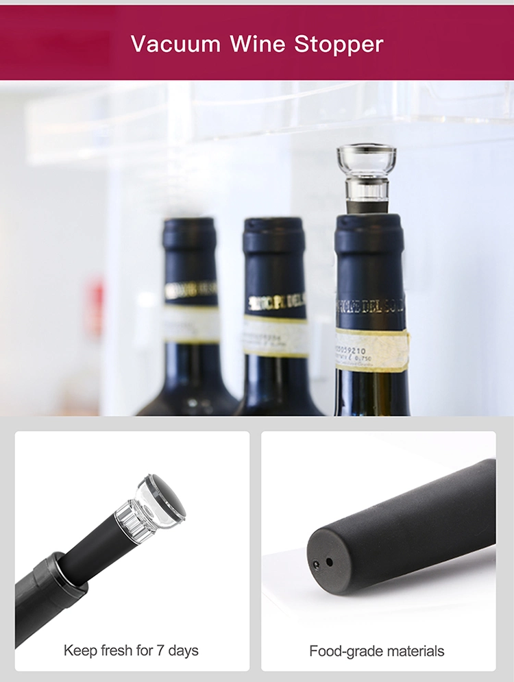 Automatic Electric Red Wine Opener Set Battery Powered Cordless Corkscrew Wine Bottle Opener Set